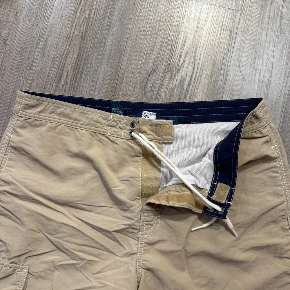 Polo Ralph Lauren‎ Mens Medium Vintage Beige Swim Trunks